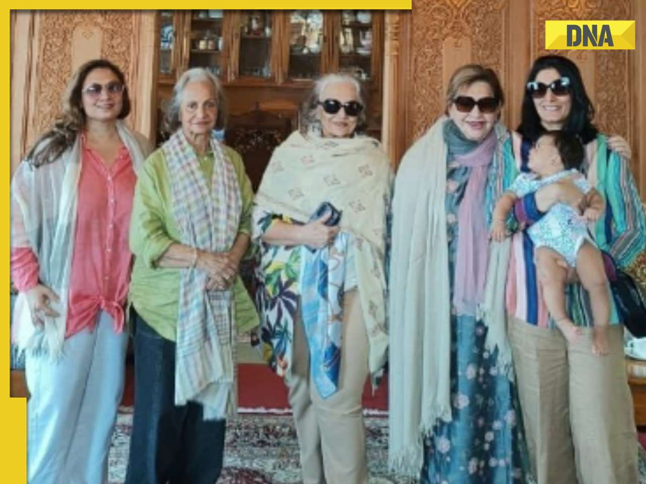 Asha Parekh drops photos with Waheeda Rehman, Helen from their Srinagar vacation; fans call them 'vintage queens'