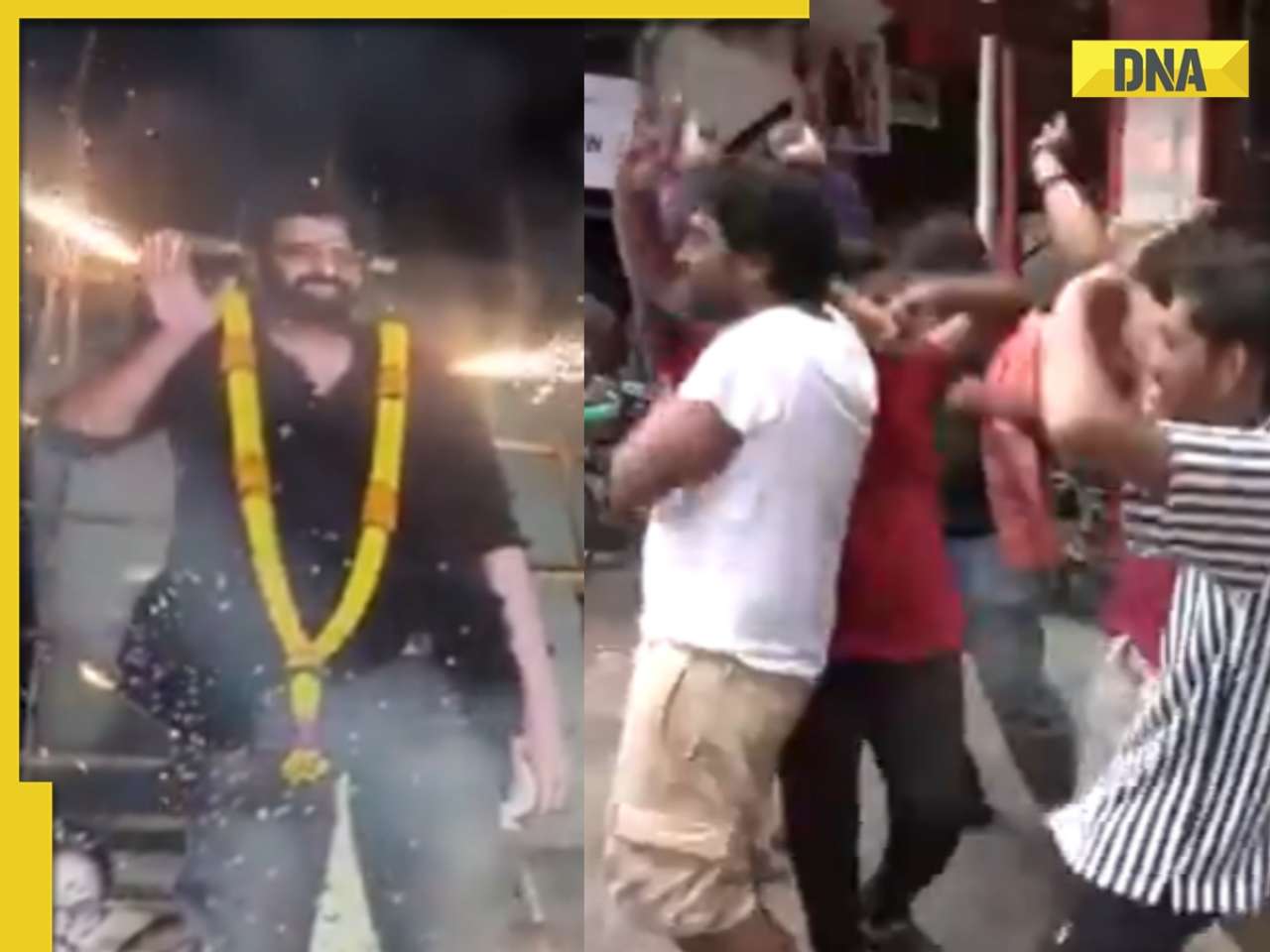 Watch: Prabhas fans dance, celebrate inside theatre, burst firecrackers as Kalki 2898 AD releases