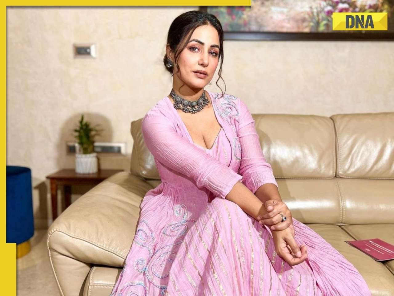Hina Khan diagnosed with stage 3 breast cancer, shares news with heartbreaking note: 'I am ready to...'