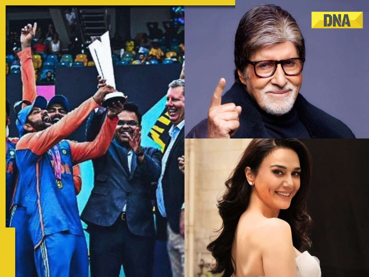 'Tears flowing down': Amitabh, Salman, Varun, Preity celebrate Team India's historical win at T20 World Cup 2024