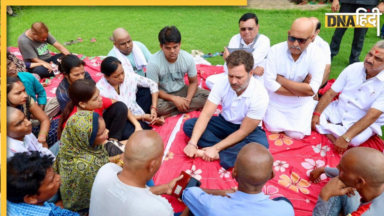 Hathras Stampede: हाथरस पीड़ितों के घर पहुंचे, जमीन पर बैठे, फिर Rahul Gandhi  बोले- हादसे पर नहीं हो राजनीति