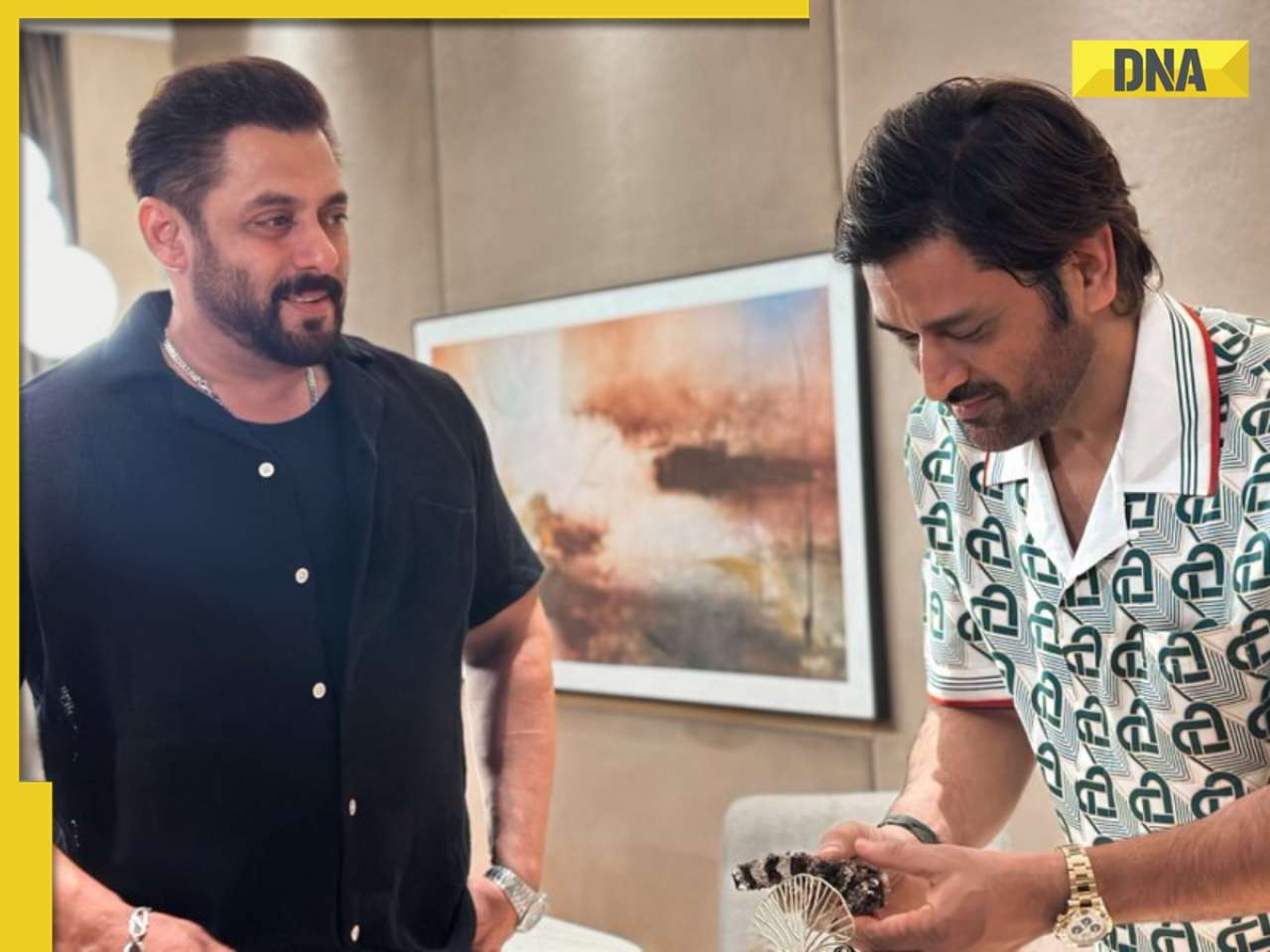 Watch: Salman Khan celebrates 'kaptaan sahab' MS Dhoni's birthday, attends mid-night cake cutting ceremony