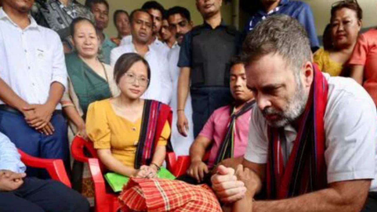 Rahul Gandhi ने Manipur-Assam दौरे पर कही ये बात, BJP नेता बोले- नेता प्रतिपक्ष वाली हरकत करें