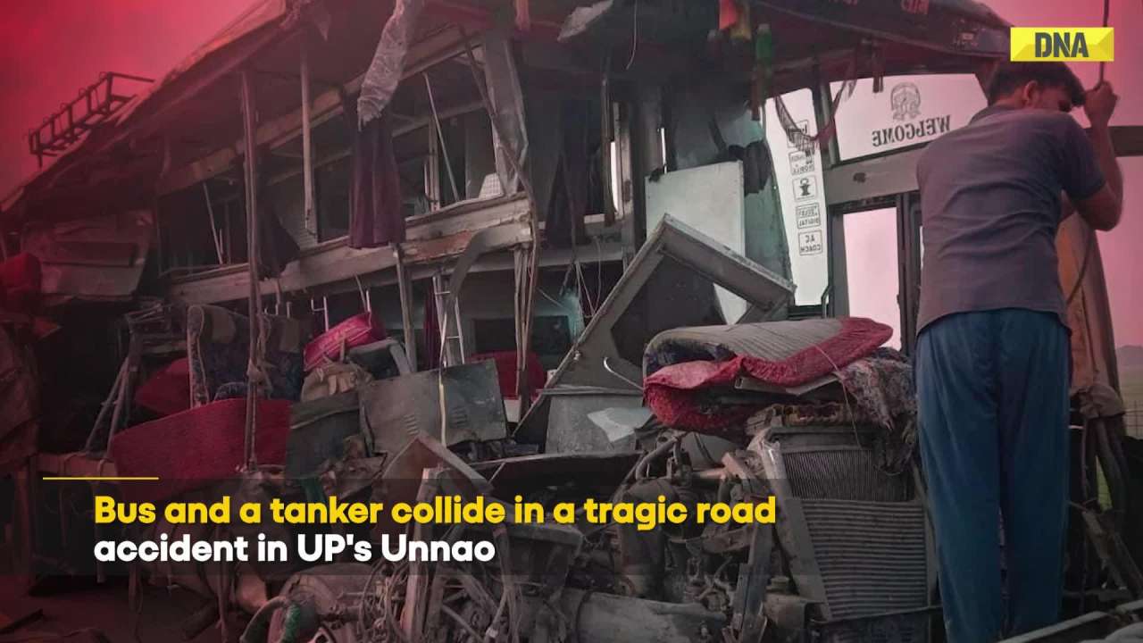 Unnao Bus Accident: 18 Killed After Sleeper Bus Collides With Tanker On Lucknow-Agra Expressway