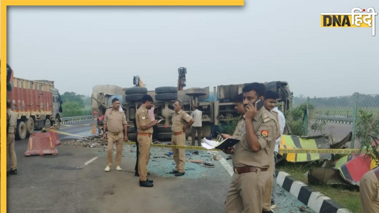 Agra Lucknow Expressway पर ड्राइवर की झपकी ने खत्म कर दी 18 जिंदगी, बस-टैंकर भिड़ंत में घायल हुए 30 लोग