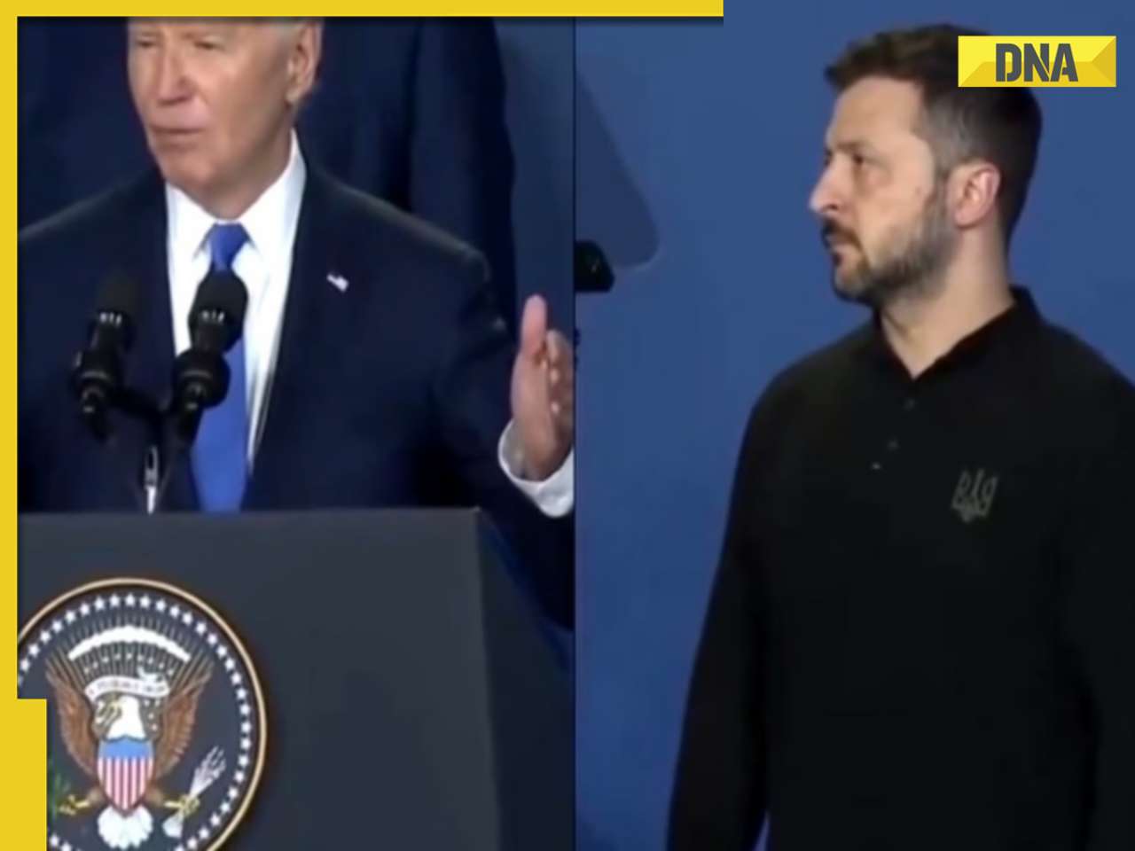 ジョー・バイデン米大統領はウクライナのゼレンスキー大統領をプーチン大統領と紹介し、次のように述べた。