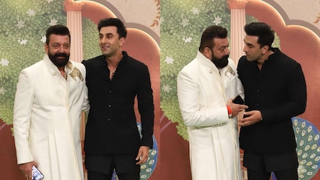 Ranbir Kapoor and Sanjay Dutt