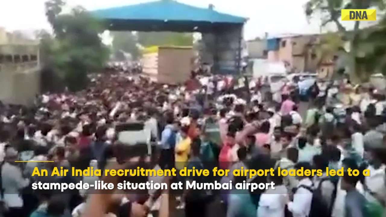 Chaos At Mumbai Airport: 25,000 Aspirants Show Up For 600 Jobs Triggering Stampede-Like Situation