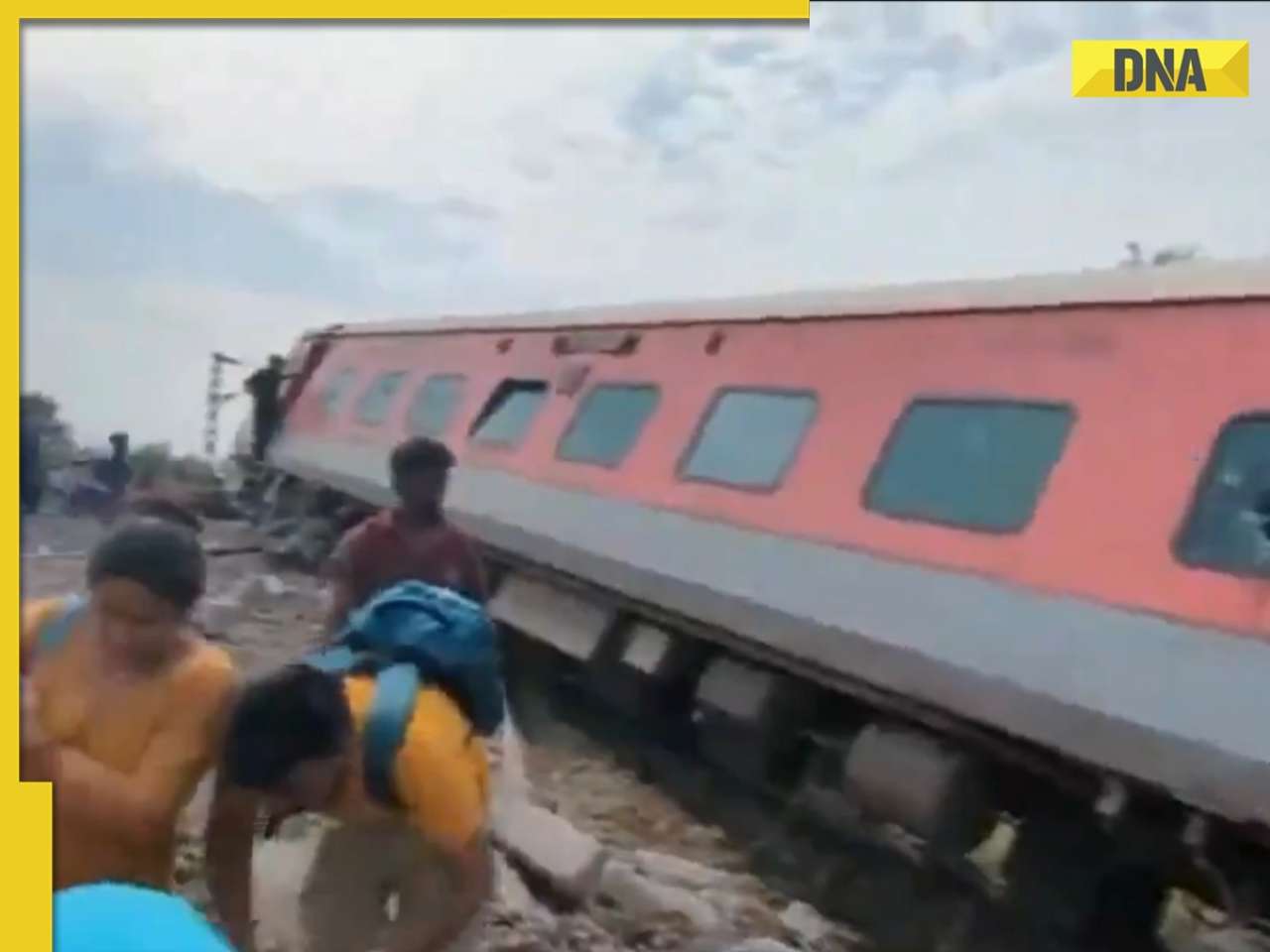 Chandigarh-Dibrugarh Express derails in UP's Gonda, 4 dead, several injured