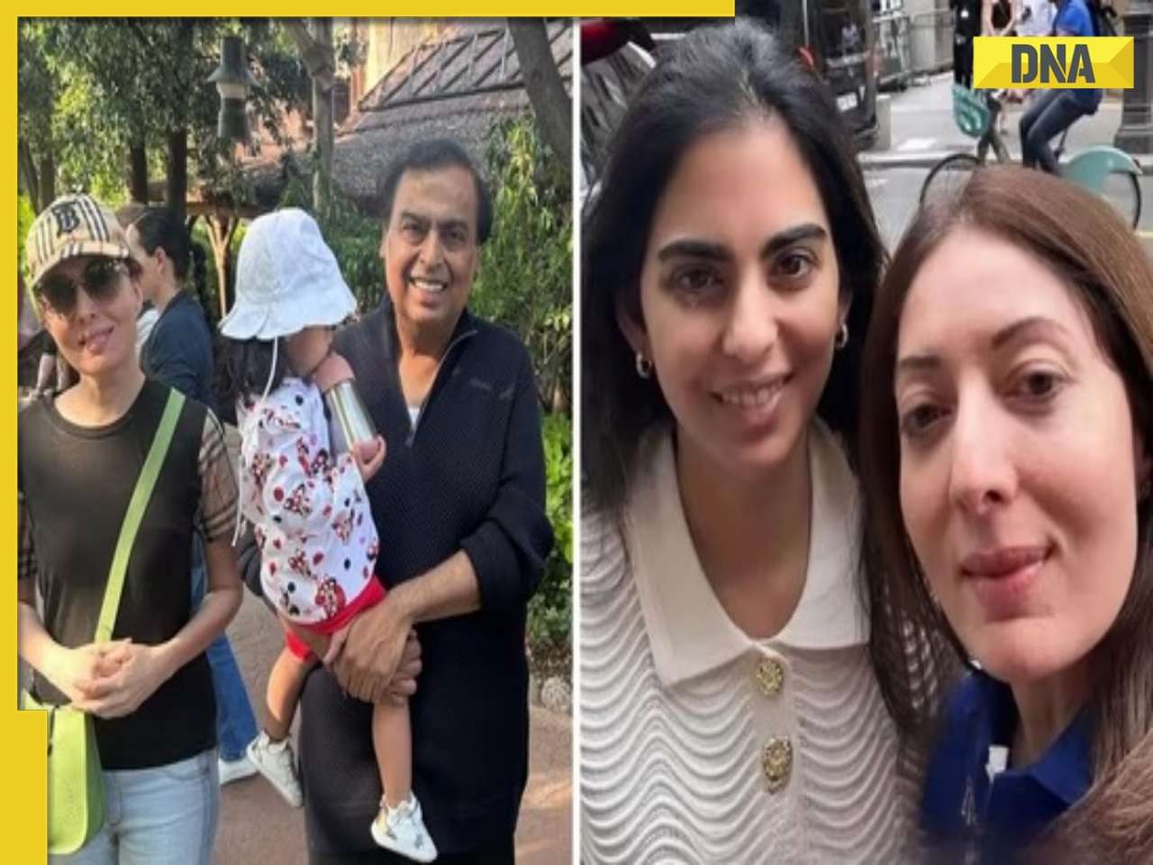 Mukesh Ambani, Isha Ambani spotted in Paris with Pakistani politician Sharmila Faruqui