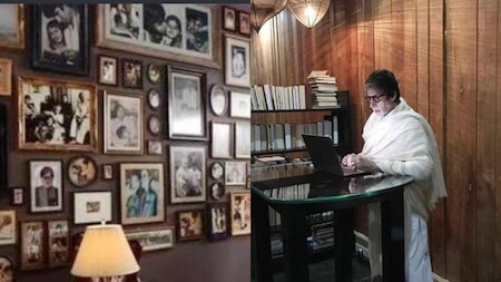 Amitabh Bachchan's study room