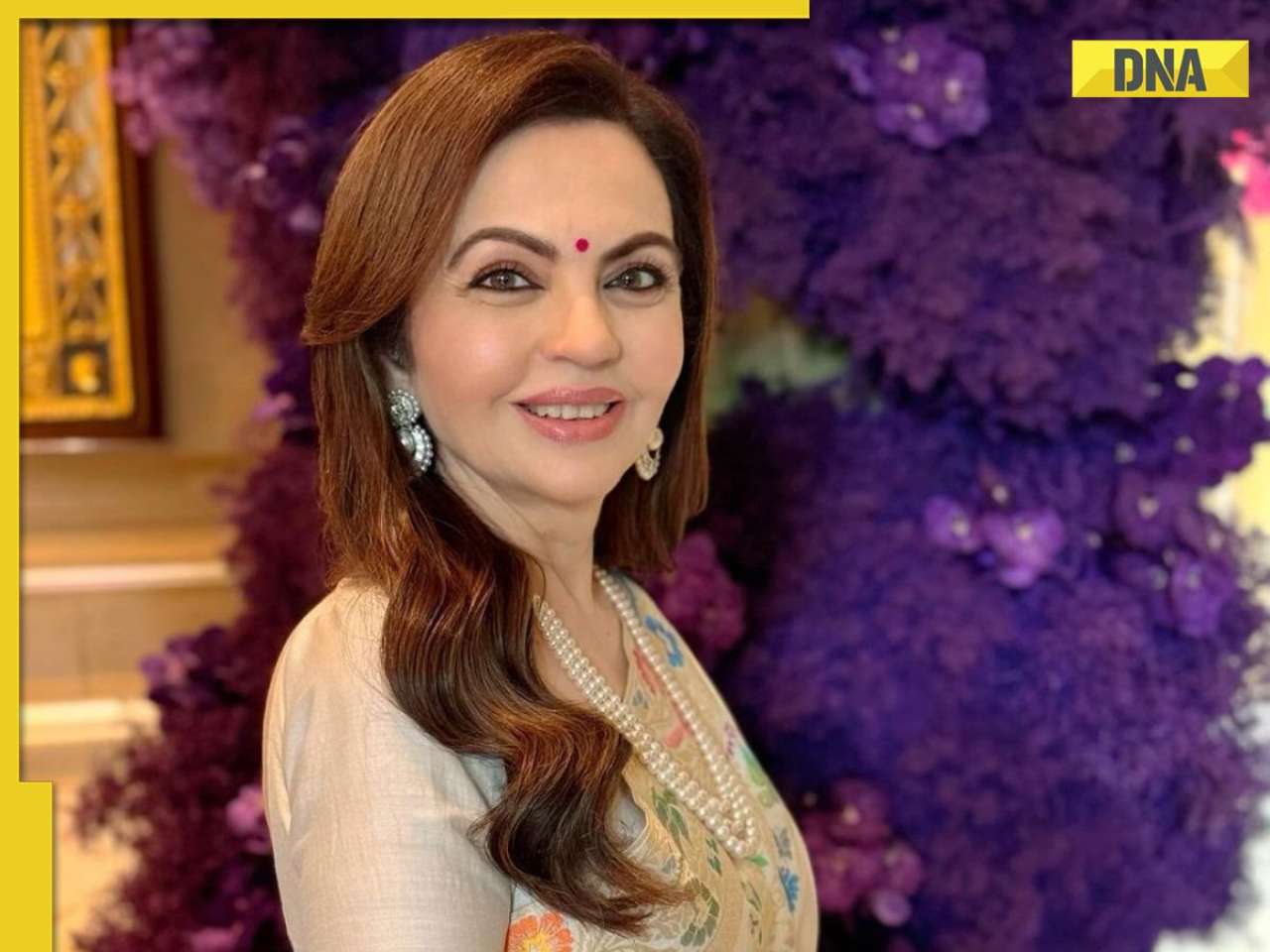 Nita Ambani stuns in ivory saree featuring intricate floral embroidery at Paris Olympics 2024, pic goes viral