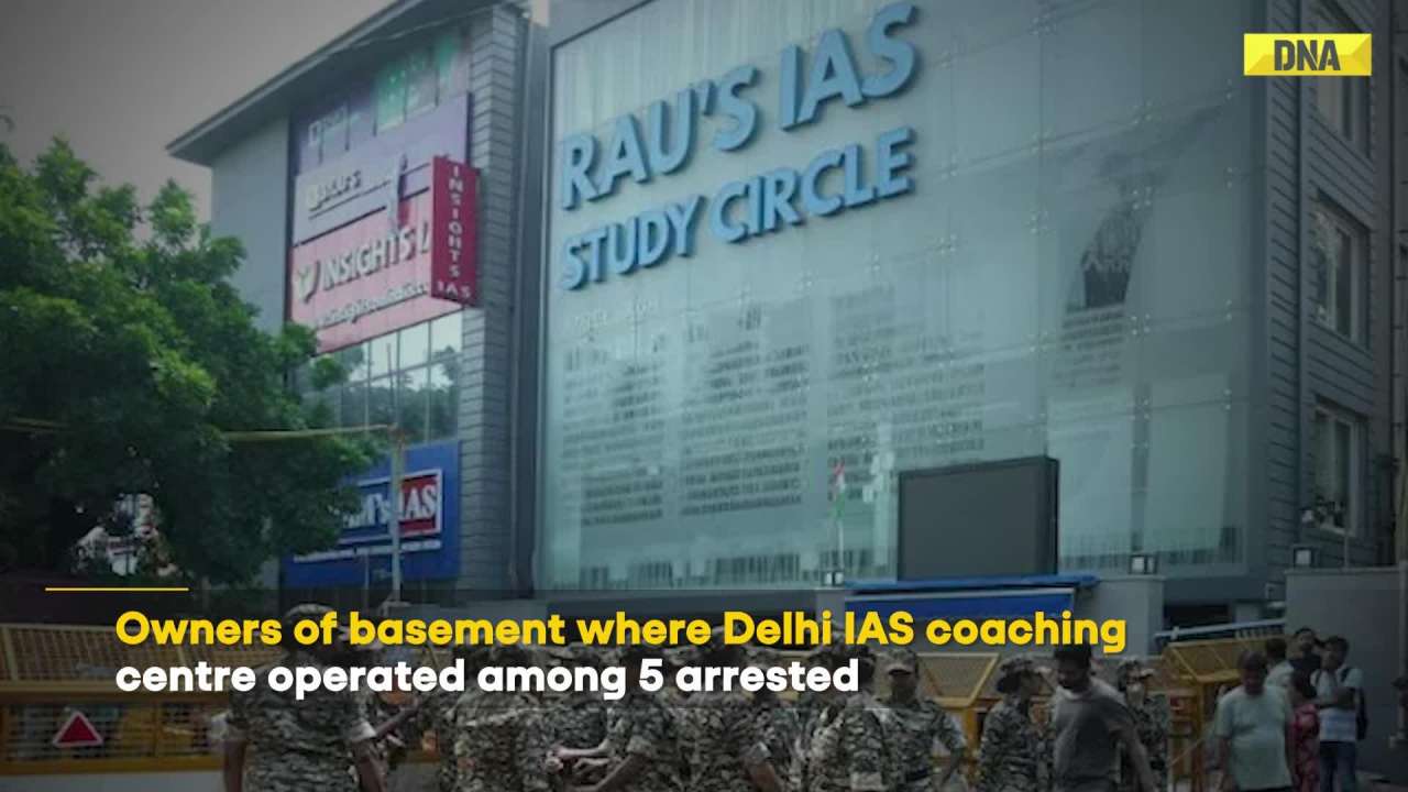 Delhi Coaching Center Flood: 5 Including Owner of Basement Arrested By Police | IAS Coaching Tragedy