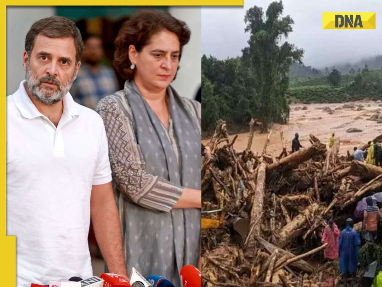 Kerala Landslides: Rahul Gandhi, Priyanka to visit calamity-hit Wayanad today as death toll reaches 167