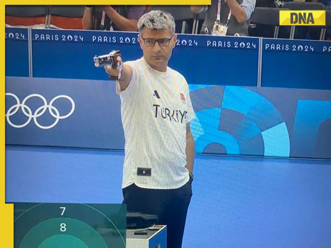 Meet Yusuf Dikec, 51-year-old Turkish shooter who showed up with no special equipment and won silver at Paris Olympics