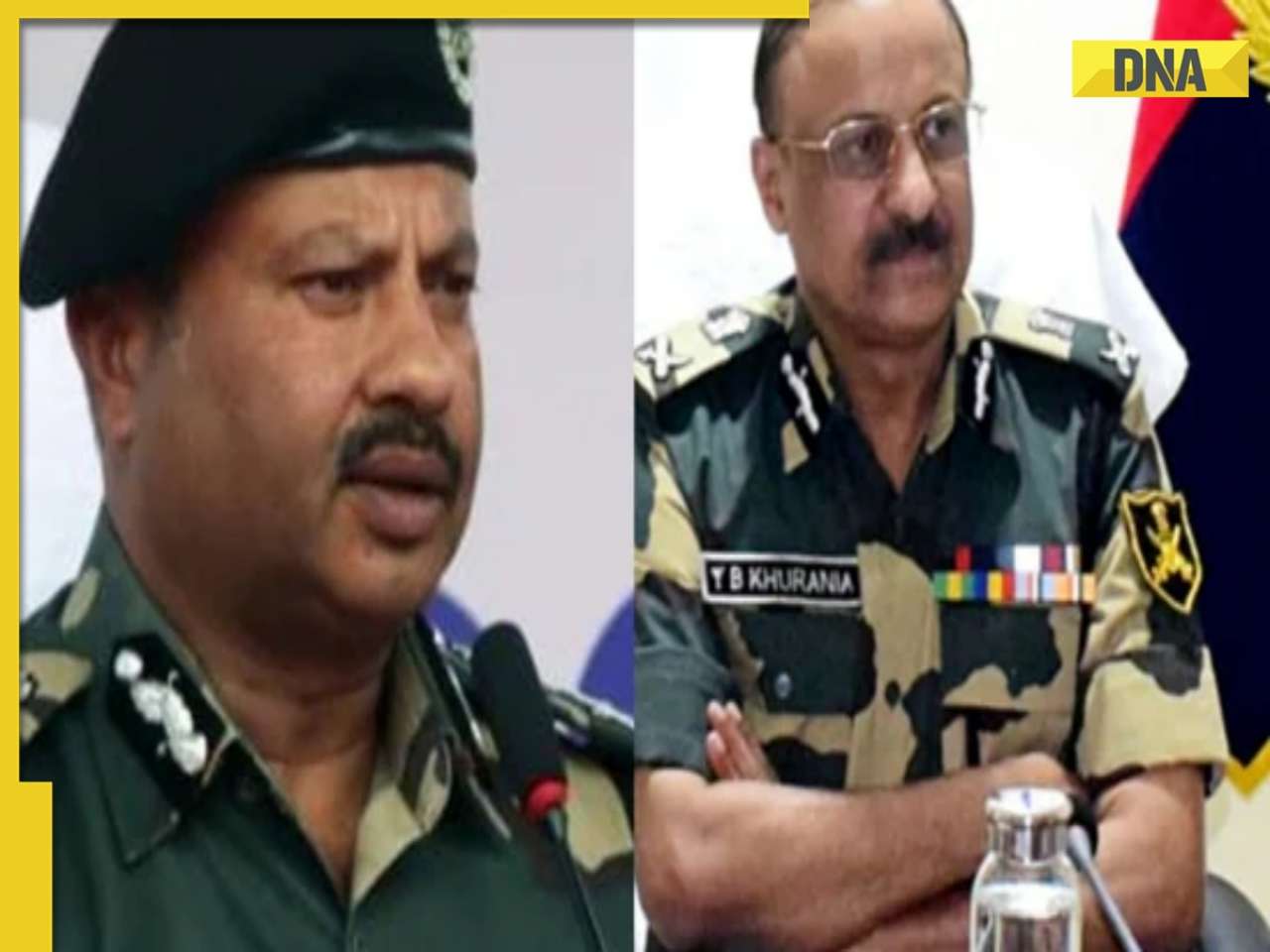 BSF DG Nitin Agarwal, special DG Yogesh Khurania's tenure cut short; repatriated to state cadres