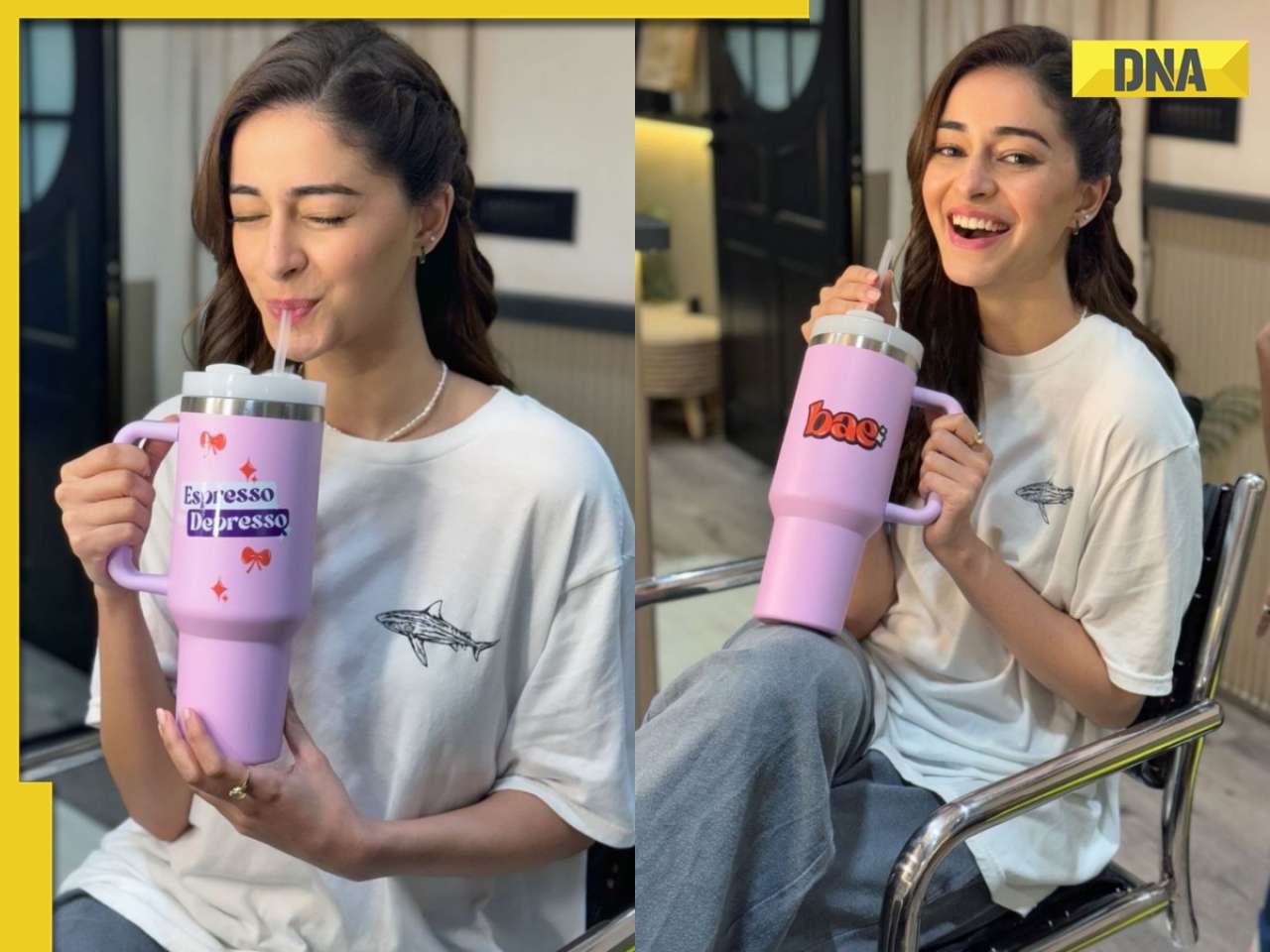 Ananya Panday flaunts her not so ‘Bae-sic’ sipper ahead of Call Me Bae’s release