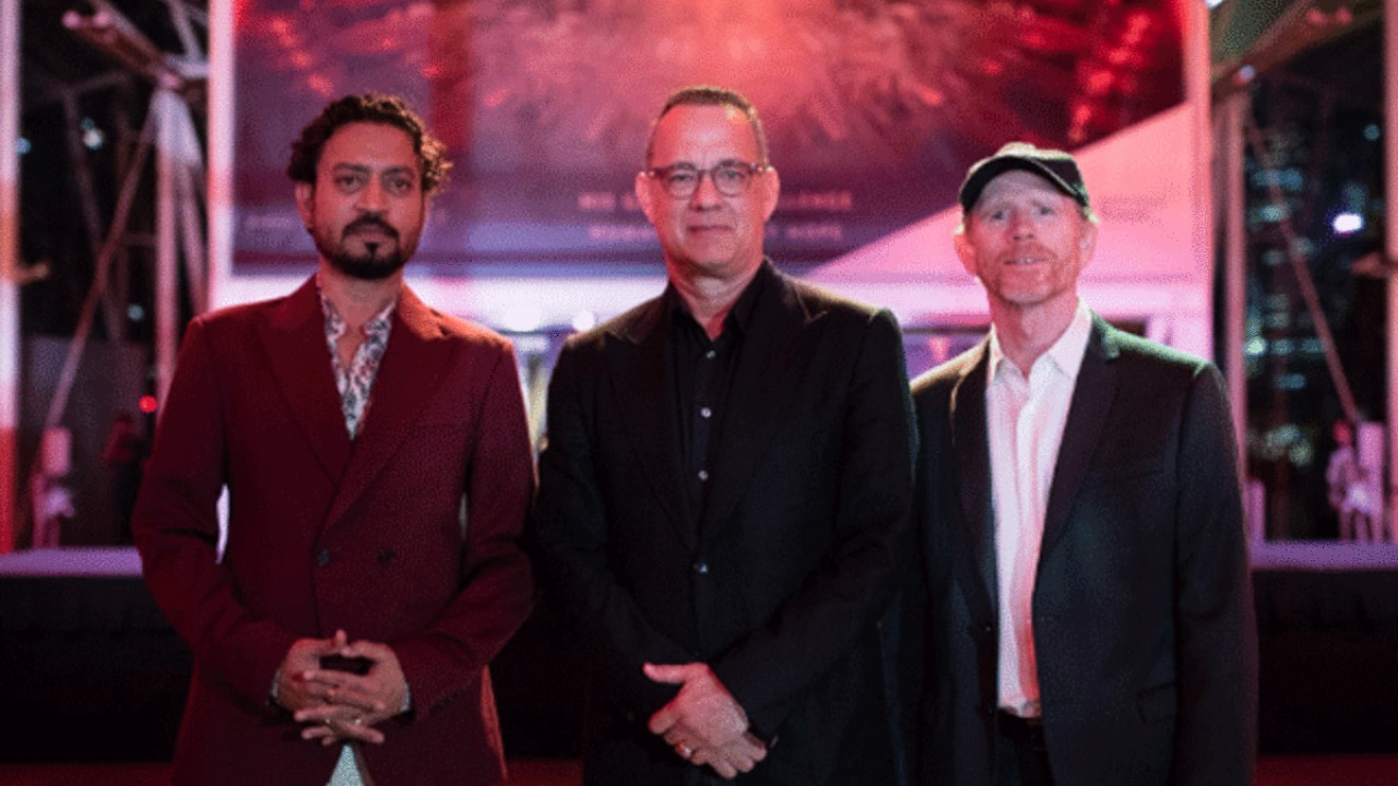 Irrfan Khan with Tom Hanks