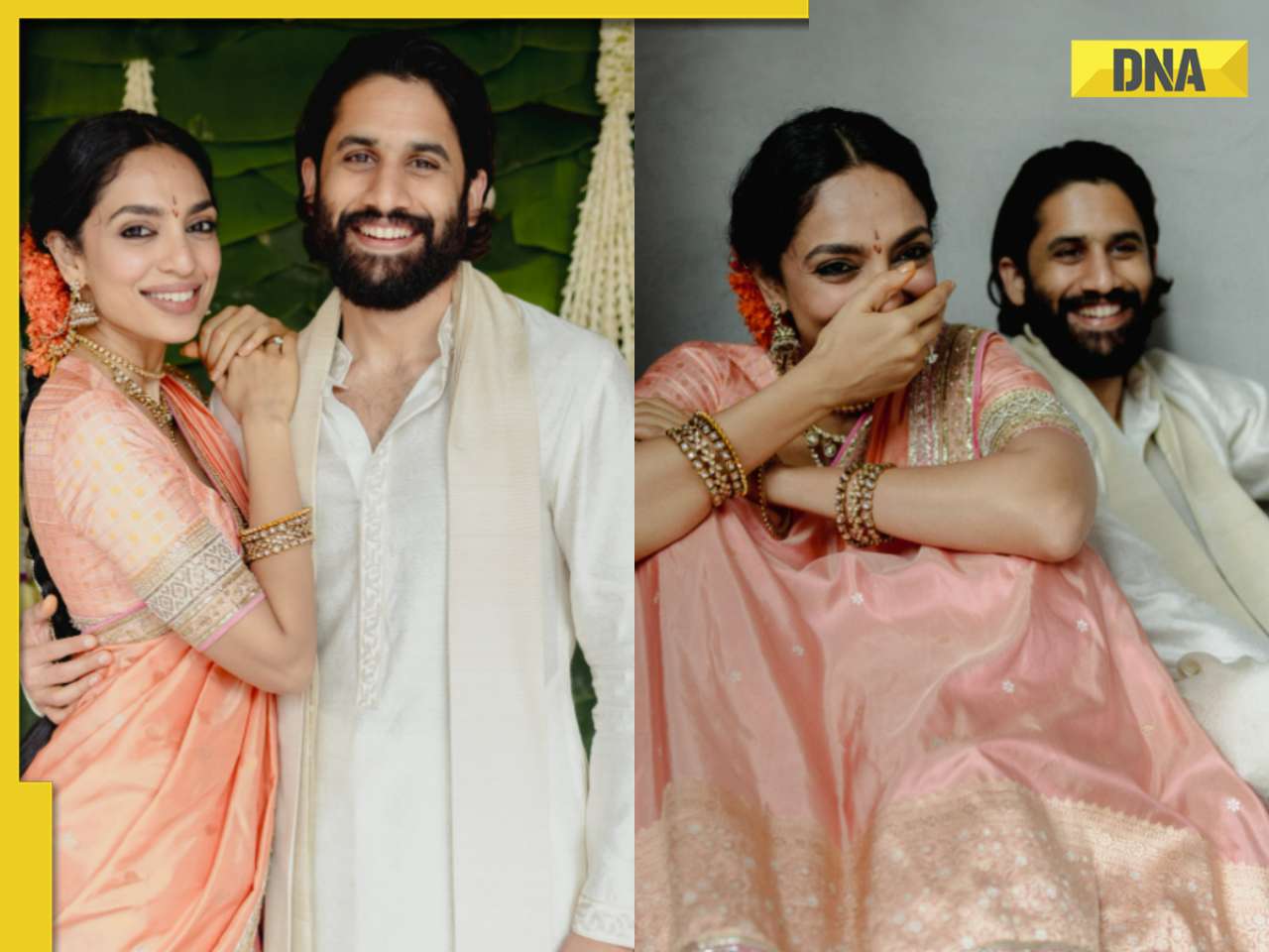 Sobhita Dhulipala shares romantic engagement photos with Naga Chaitanya: 'Our hearts are as red earth and pouring rain'