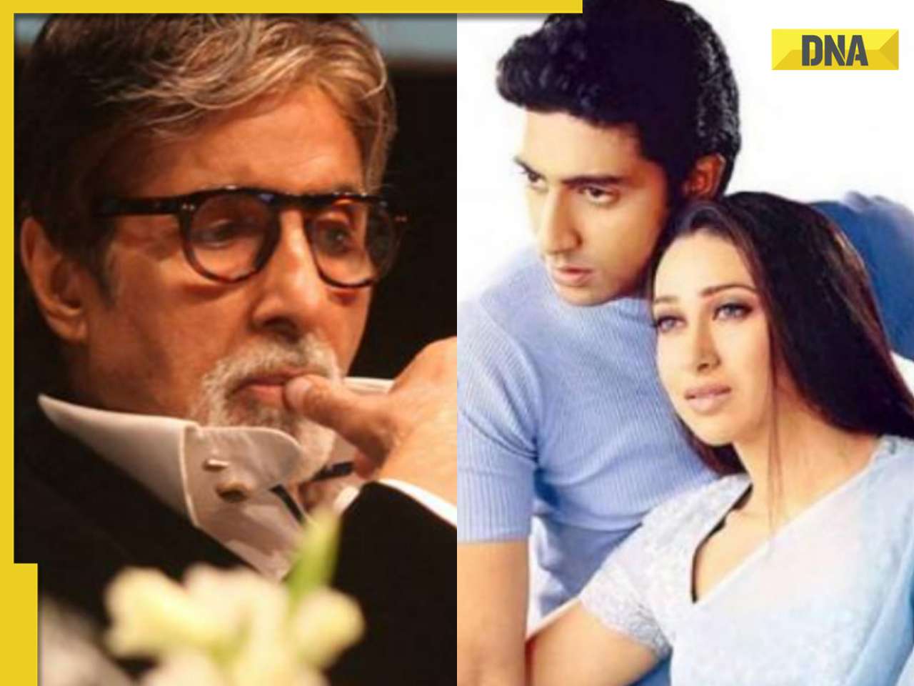 When Amitabh Bachchan reacted to Abhishek Bachchan's broken engagement with Karisma Kapoor: 'Can be distressing for...'