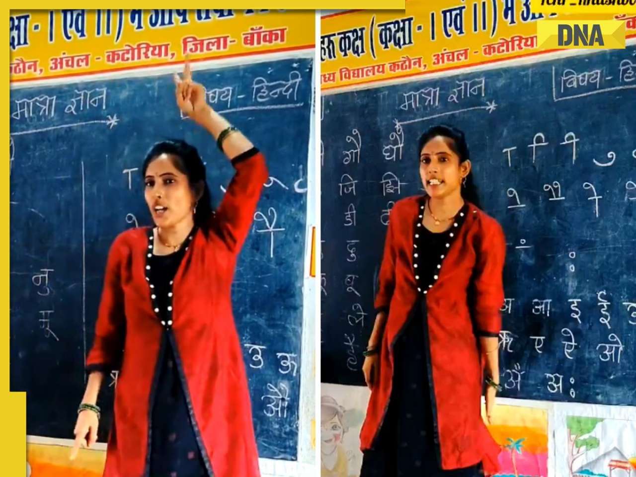 VIRAL video: Bihar teacher stuns internet for teaching Hindi 'matras' with song and dance, watch here