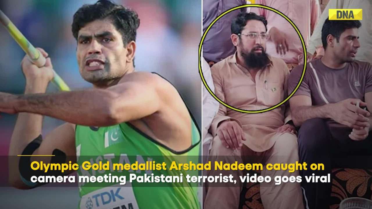 Olympic Gold Medallist Arshad Nadeem Caught On Camera Meeting Pakistani Terrorist, Video Goes Viral