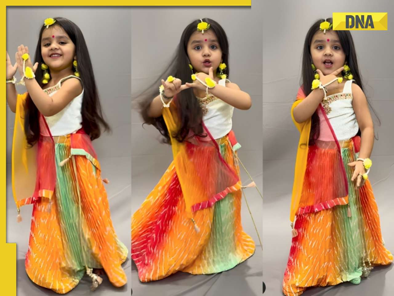 Viral video: Little girl wins hearts with adorable dance to 'Radha Kaise Na Jale', watch