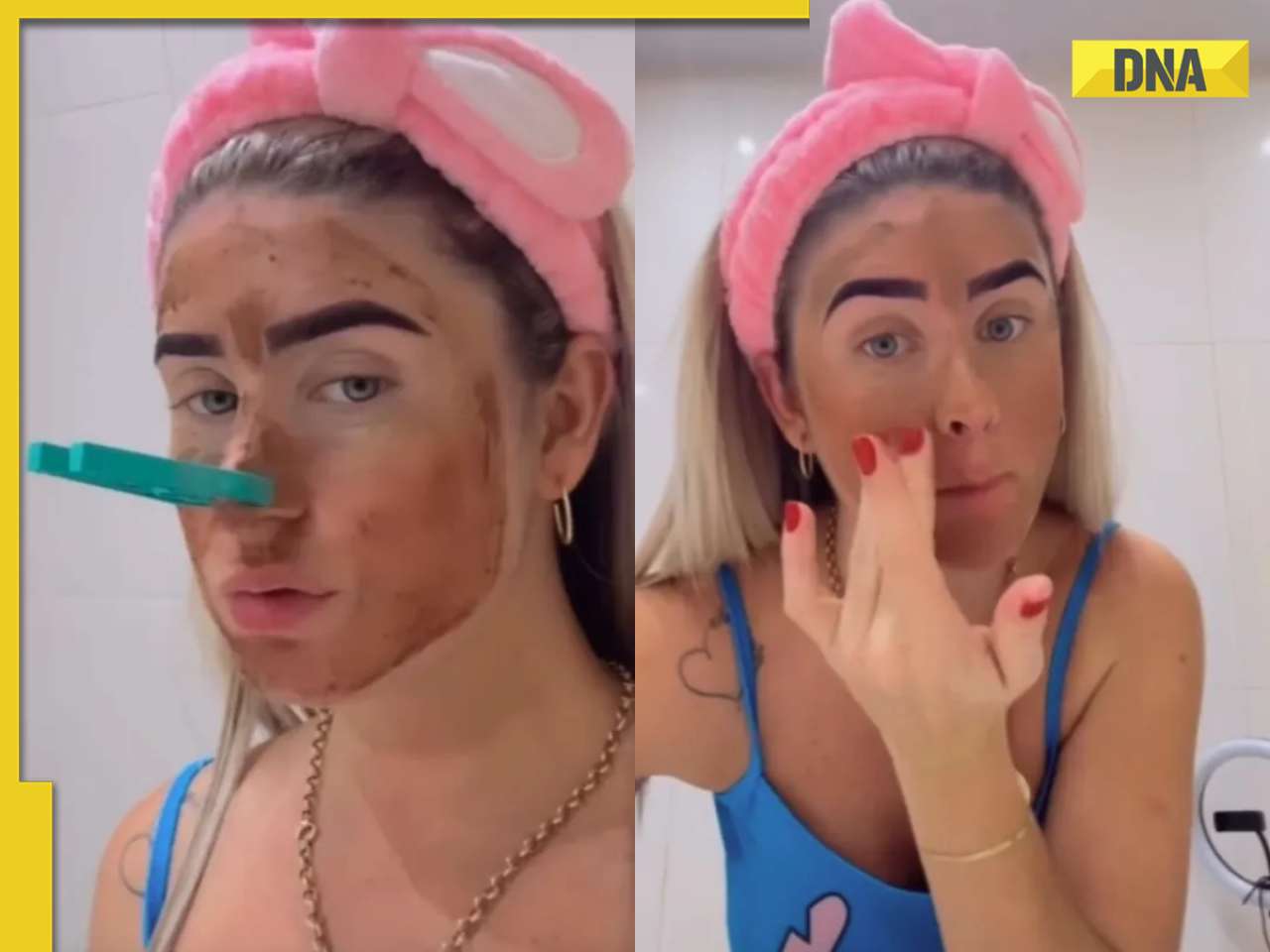 Viral video: Woman applies her own poop as face mask, sparks internet backlash