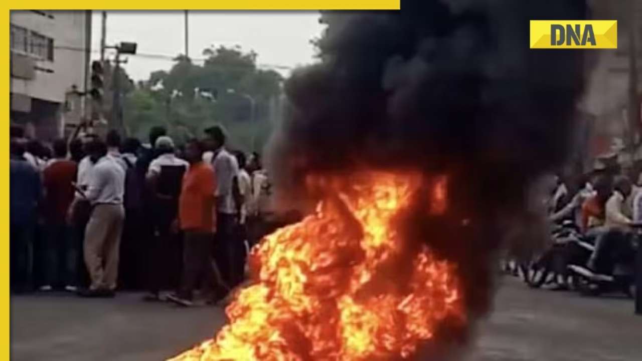 Section 144 imposed in udaipur as violence erupts after student stabbed in school, vehicles torched, watch video