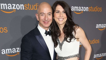 Jeff Bezos and MacKenzie Scott