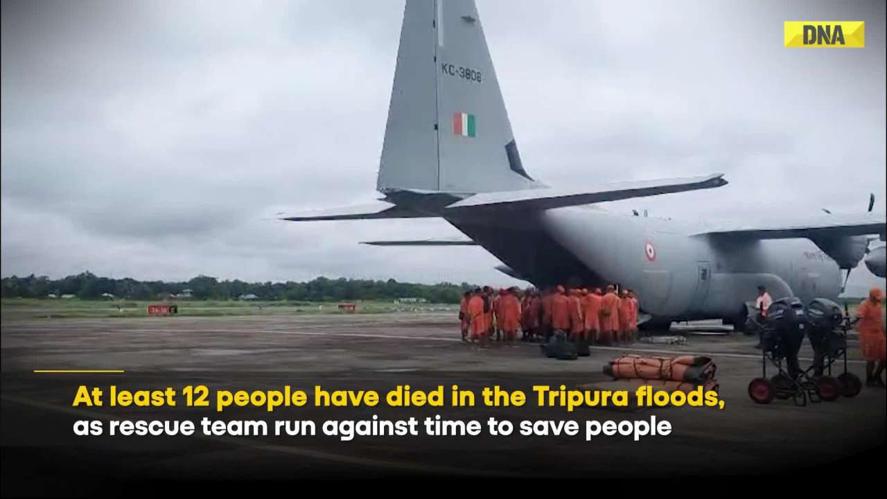 Tripura Floods: 12 Killed, Over 300 Rescued As Heavy Rains Causes Severe Flooding In Tripura