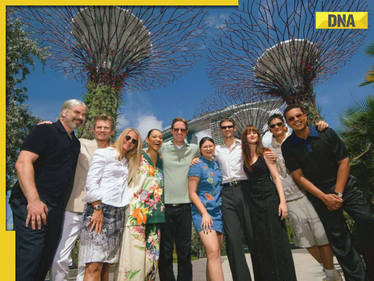 The Lord of the Rings The Rings of Power cast and creators visit Gardens by the Bay in Singapore, see viral photo