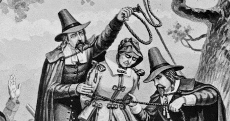 Salem witch trials resulted in mass burnings