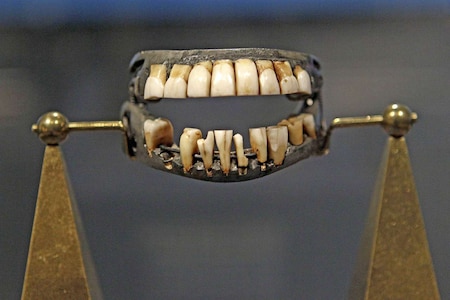 George Washington had wooden teeth