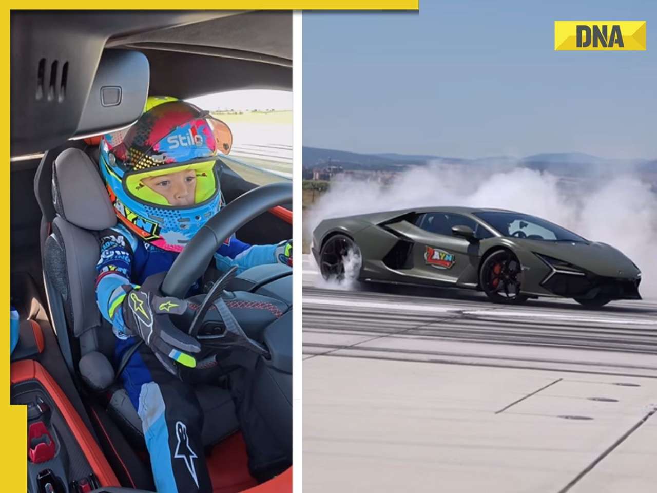 5-year-old kid drives Lamborghini Revuelto, sets unofficial record after achieving remarkable speed of…