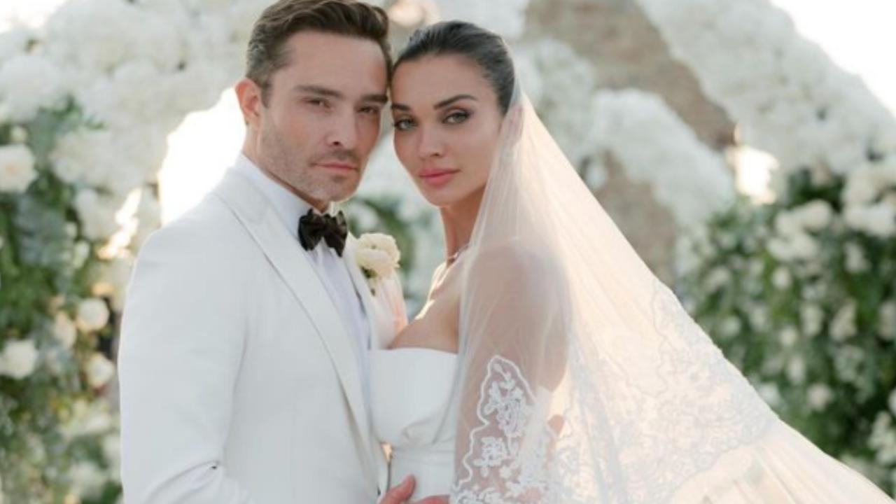 Fans Congratulate Amy Jackson Ed Westwick