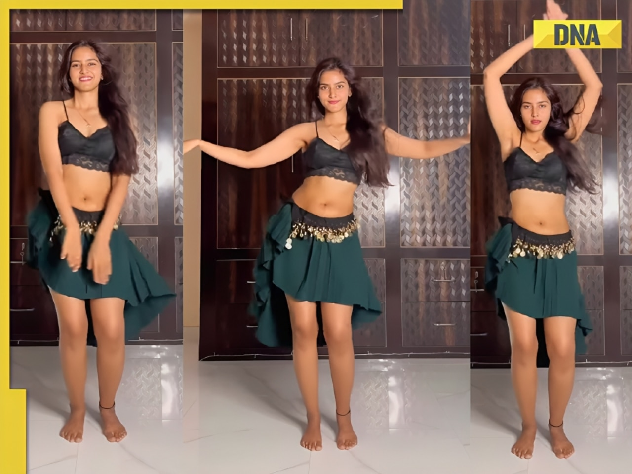 Viral video: Desi girl's jaw-dropping belly dance to Nimbooda raises temperature on internet, watch