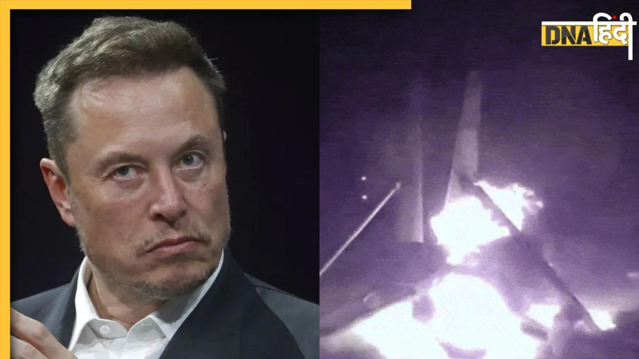 लैंडिग करते समय फटा Elon Musk का  Falcon 9 रॉकेट , SpaceX पर लगी ये रोक, देखें VIDEO