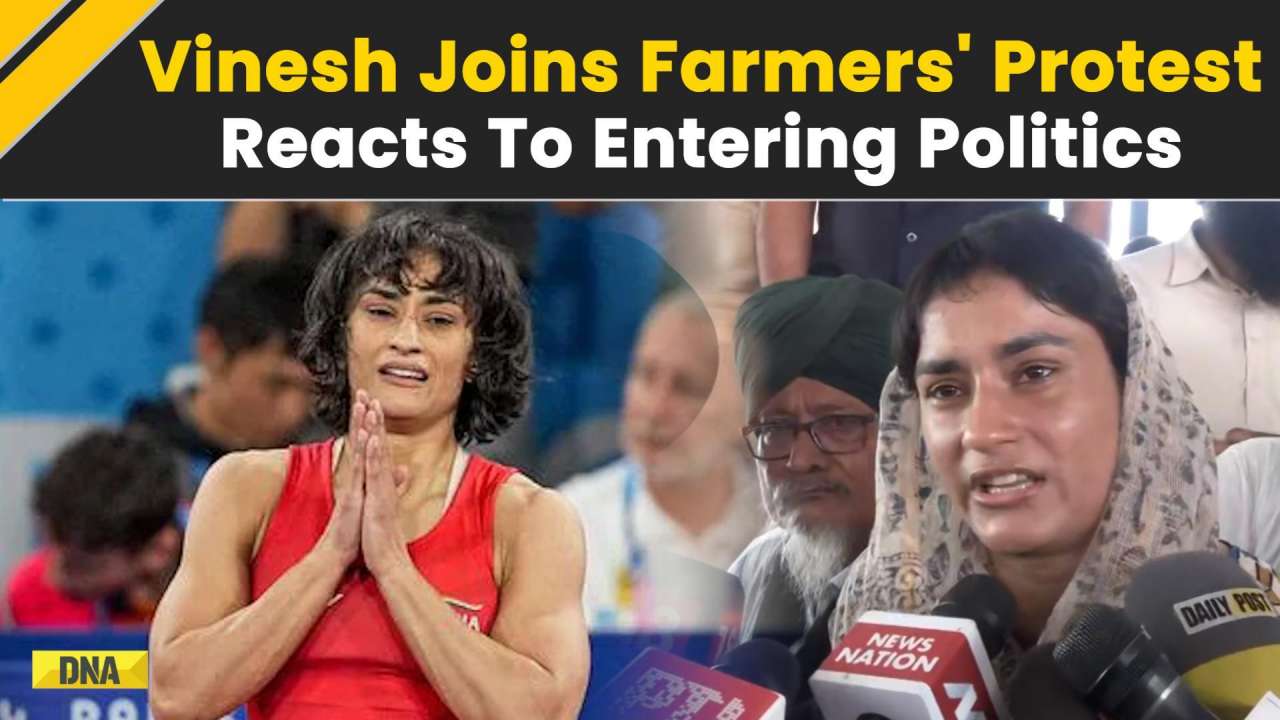 Vinesh Phogat Joins Farmers' Protest At Shambhu Border, Answers On Joining Politics | Congress | BJP