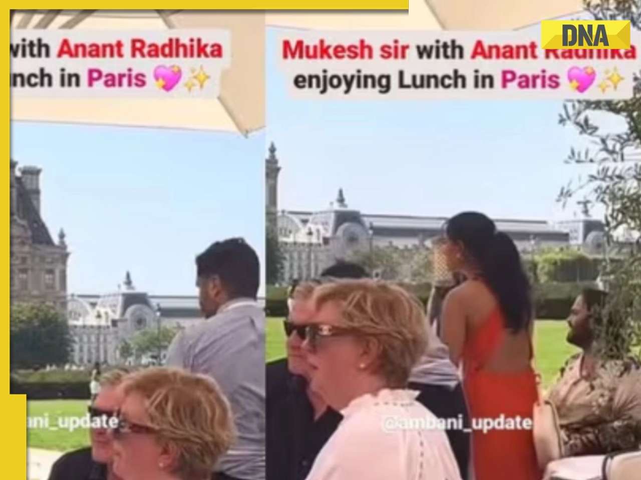 Watch: Video of Mukesh Ambani enjoying lunch with newlyweds Anant Ambani, Radhika Merchant in Paris goes viral