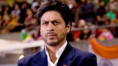 Shah Rukh Khan as coach Kabir Khan in Chak De! India