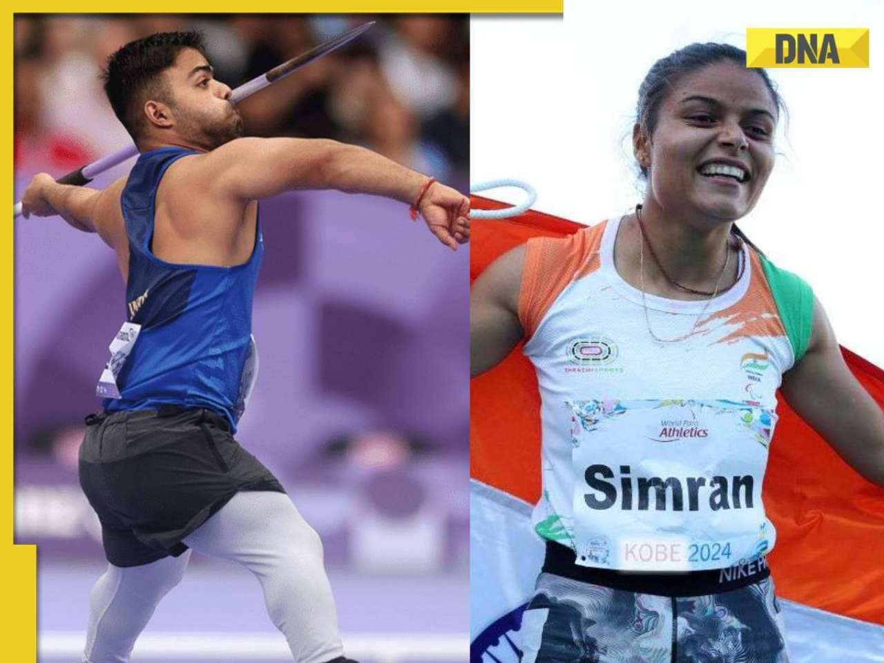 Paralympics 2024: Navdeep wins gold with new personal best in Javelin throw F41, Simran bags bronze in 200m race