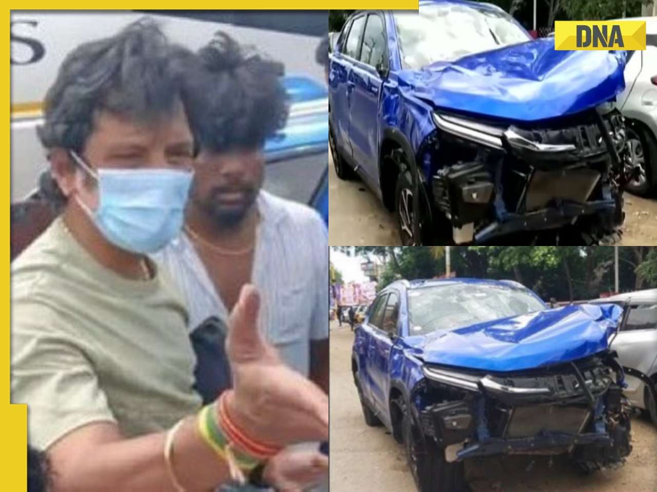 Tamil actor Jiiva, wife meet with a car accident, video of heavily damaged vehicle surfaces