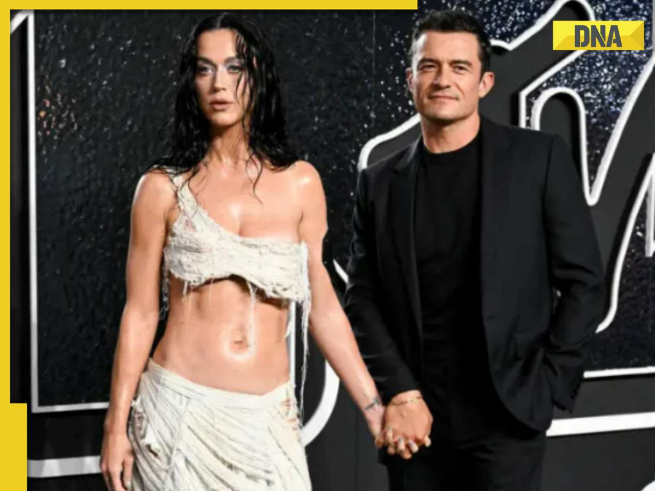 Katy Perry, Orlando Bloom share steamy kiss at MTV Video Music Awards 2024; video goes viral