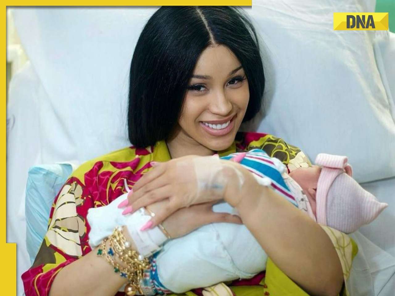 Cardi B welcomes third child with estranged husband Offset, shares happy family photos: 'Prettiest little thing'