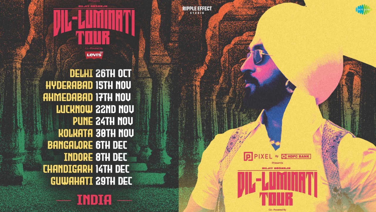 Diljit Dosanjh Dil-Luminati India Tour