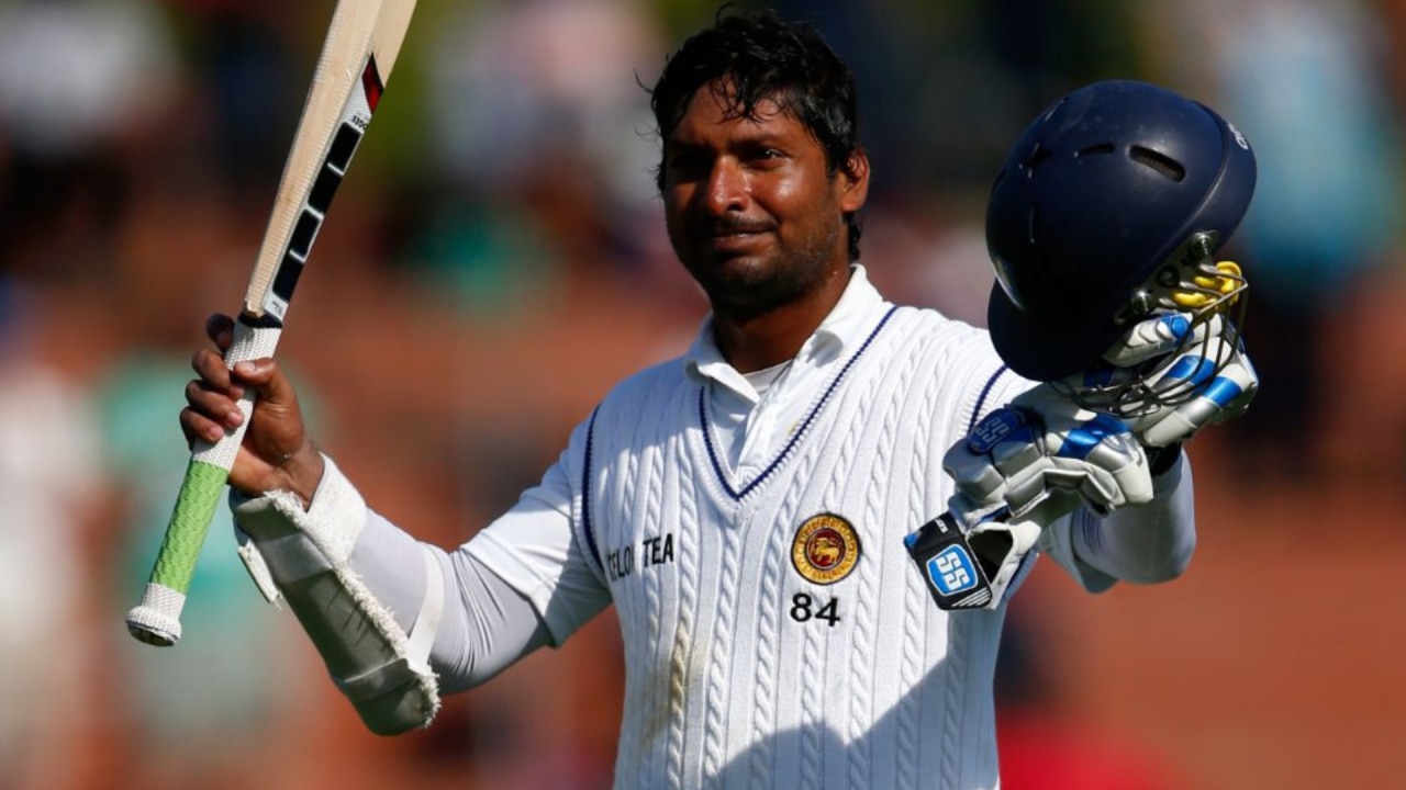 Kumar Sangakkara 12000 International runs at home