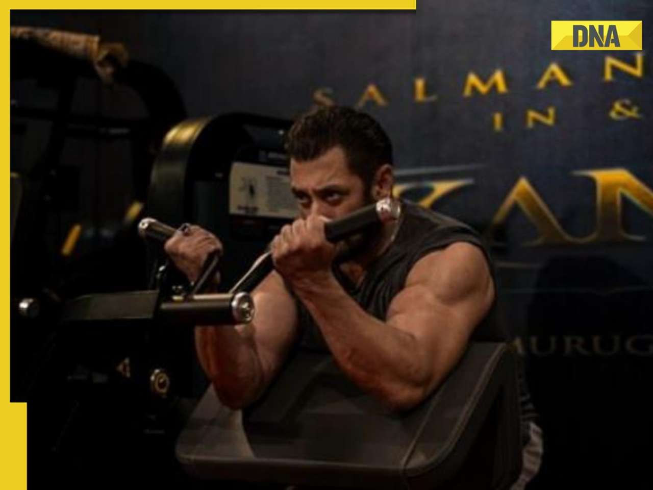 Salman Khan flaunts his Sikandar biceps, gives glimpse into his fitness ...