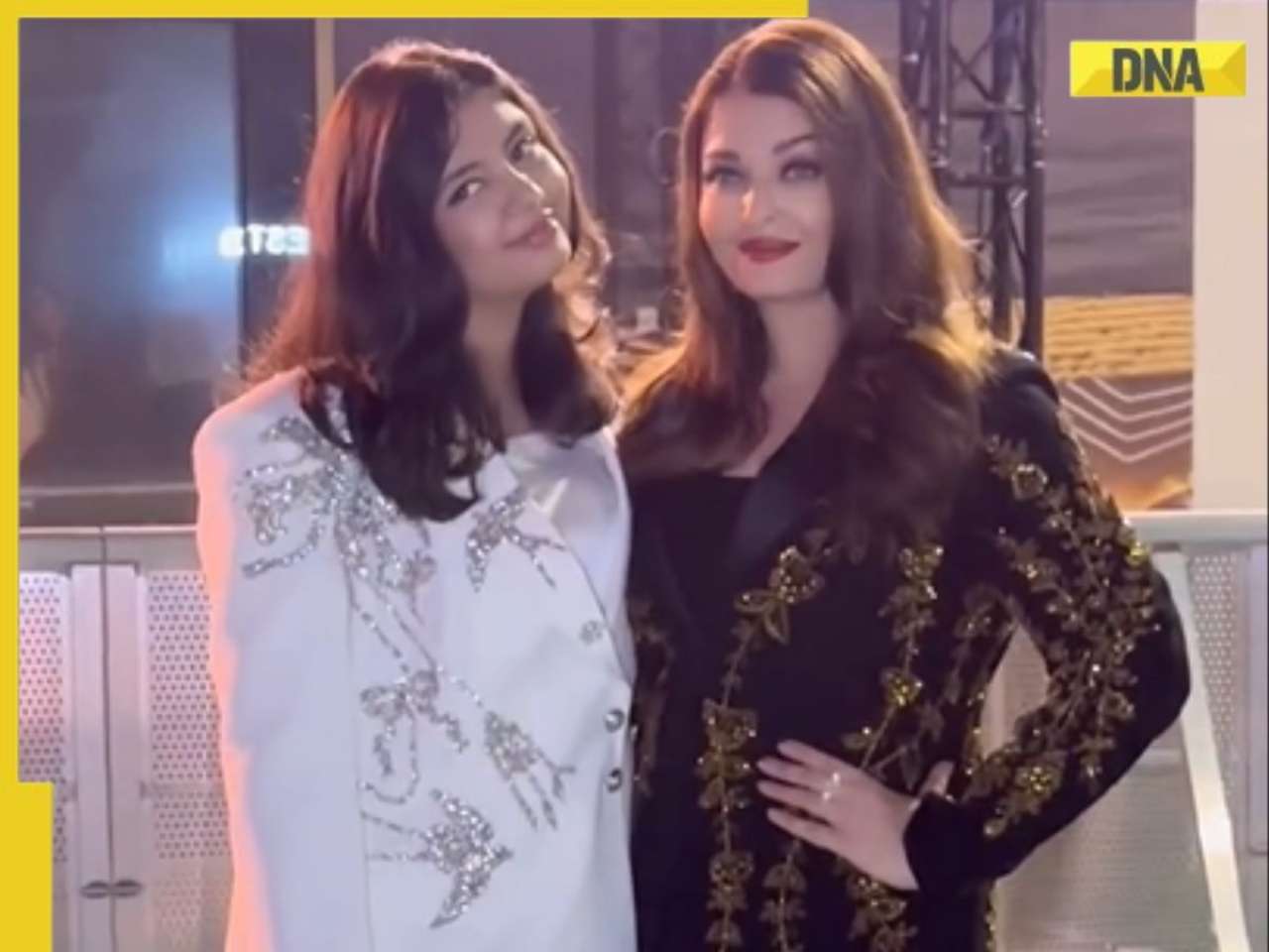 Watch: Aishwarya Rai fixes Aaradhya's hair and makeup before IIFA Awards, netizens ask 'yeh school jaati hai ki nahi'