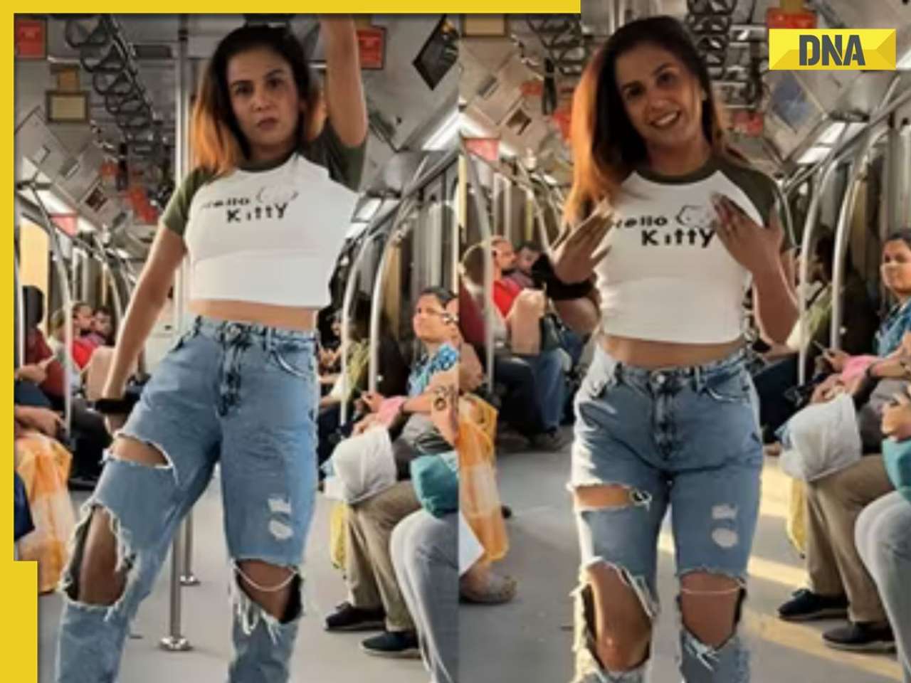 'People are losing...': Video of girl dancing to 'Aaj Ki Raat' in metro sparks online debate, watch